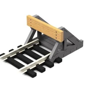 Proses BF-HO-08 2 x Prellbock Baugr. H0 mit Echtholzplatte - Neu - OVP Preisreduziert