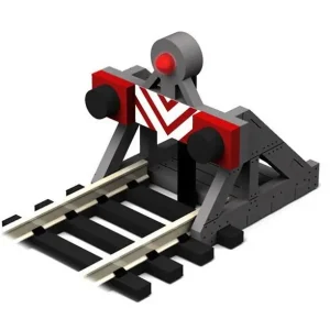 Echt Proses BF-HO-10 2 x Prellbock Baugr. H0beleuchtet - Neu - OVP