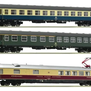 Wochenendangebot Roco 6200052 3-tlg Set 2 D 377 Hispania-Express DB 1:87 Spur H0
