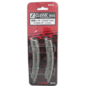Rokuhan R032 Gleis gebogen R195-30° 1:220 Spur Z Neu OVP 6 Stück Angebot