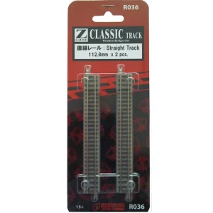 Rokuhan R036 Gleis gerade 112,8 mm 1:220 Spur Z Neu OVP 2 Stück Top-Seller