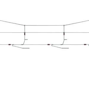 Zertifiziert Viessmann 4163 H0 Quertragwerk über 4 Gleise
