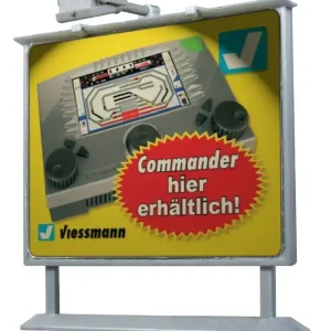 Zertifiziert Viessmann 6336 H0 Werbetafel mit LED-Beleuchtung