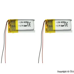 Zertifiziert Viessmann 8418 Akku für MB ACTROS Fahrzeuge, 2 Stück 1:87 Spur H0