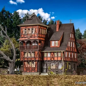 Wochenendangebot Vollmer 43679 Villa Vampir mit Farbtabletten 1:87 Spur H0 Bausatz