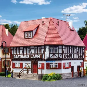 Aktuell Vollmer 43645 Gasthaus Lamm 1:87 Spur H0 Bausatz Neu OVP