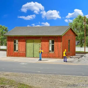 Vollmer 49380 Werkstatt mit Ziegel-/Fachwerkfassade Polyplate Spur TT Preisknaller