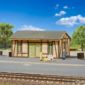 Vollmer 49590 Werkstatt mit Putz-/Fachwerkfassade Polyplate Spur Z Preisreduziert