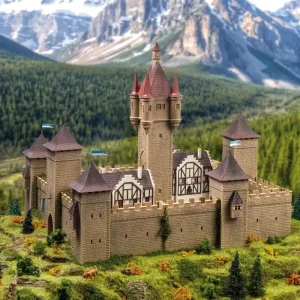 Vollmer 49910 H0 Burg aus dem Mittelalter Nur Für Kurze Zeit