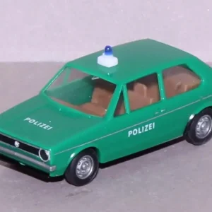 Brekina 25508 VW Golf I Polizei grün - 1:87 - Standmodell - Neu - OVP Knallerangebot