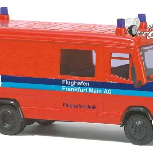 Ausverkauf Busch 44302 Mercedes-Benz 507 Feuerwehr Fraport Frankfurt 1:87
