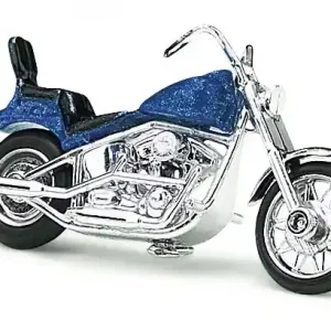 Abverkauf Busch 40152 US Motorrad Blau 1:87 Spur H0 Standmodell Neu OVP