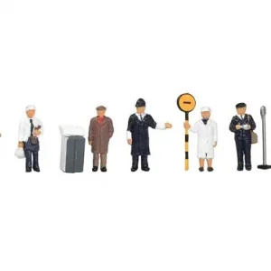 Graham Farish - 379-328 - Britische Stadtarbeiter (6 Figuren) Neue Ware