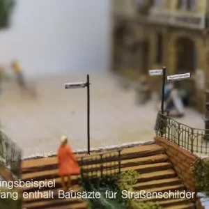 Anlagen-Architekt - 3011 - Straßenschilder modern (Bausatz) Kostenloser Versand