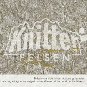 Garantierte Lieferung Knitterfelsen®- Variante 6a "Kalkstein - Almgebiet" Braun (30 cm x 17 cm)