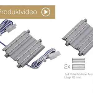 Preiswert Kato Unitrack - 20-049 / 7078406 - Plattenfahrbahn gerade Anschlussgleis (2 Stück)