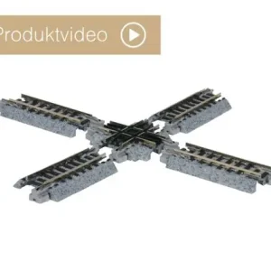 Garantierte Lieferung Kato Unitrack - 20-320 / 7078302 - Kreuzung 90°, 124 mm