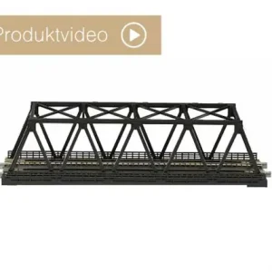 Beliebt Kato Unitrack - 20-438 / 7077212 - Kastenbrücke schwarz 2-gleisig mit Gleis, 248 mm