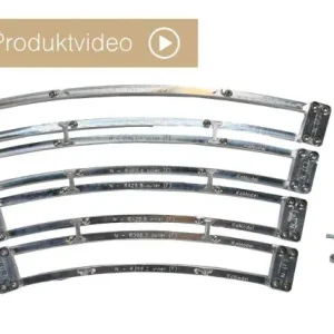 Bestseller KaModel - N/F/SET/S - Gleisschablone für Flexgleise - Set mit 4 äußeren Fleischmann Radien (für alle Hersteller geeignet)