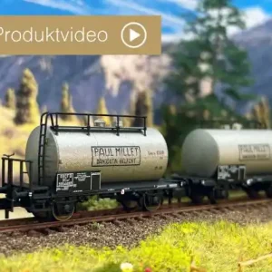 Hobbytrain - H24852 - 2teiliges Set Leichtbau-Kesselwagen SNCF/MILLET, Ep.III Nur Heute