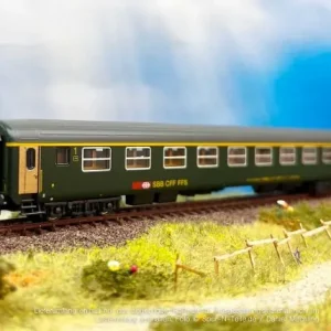 Kato - K23120 - RIC Personenwagen AM, 1.KL. SBB, EP.IV-V Kostenloser Rückversand