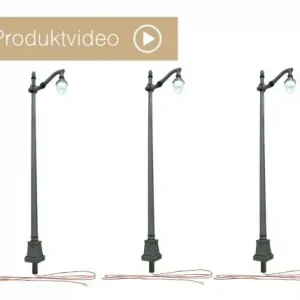 Jetzt Kaufen Woodland Scenics - WJP5639 - Straßenlaterne hängend mit LED (Just Plug - 3 Stück)