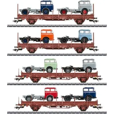 Markenware Märklin 46406 H0 Güterwagen-Set "Fahrzeugtransport