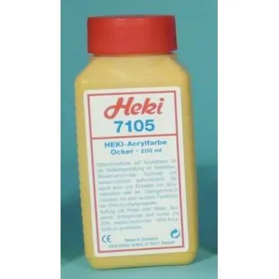Geprüft Heki 7105 Acrylfarben Ocker, 200ml