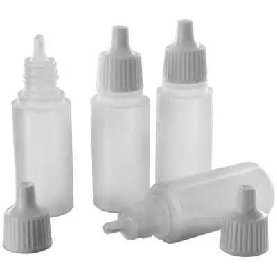 Aktuell Noch 60100 Kunststoff-Fläschchen mit Deckel, 4 Stück