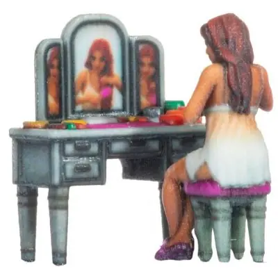 Noch 10423 H0 Frau am Schminktisch Versand Am Gleichen Tag