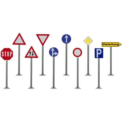 Sonderaktion Vollmer 45160 H0 Deko-Set Straßenschilder