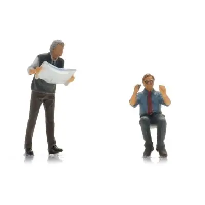 Artitec 5870157 H0 Technischer Zeichner für Zeichenbrett (2x) Geprüft