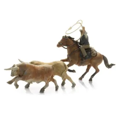Direkt Vom Hersteller Artitec 5870170 H0 Cowboy fängt Longhorns mit dem Lasso