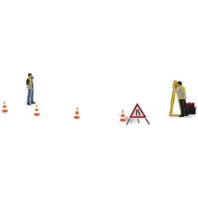 Busch 79909 H0 Action-Set: Vermessung Nur Für Kurze Zeit