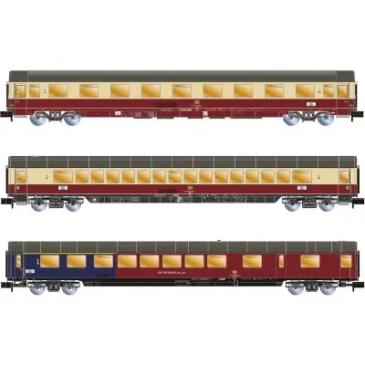 Meistverkauft Arnold HN4387 N 3er Set Personenwagen TEE u0027Rembrandtu0027, DB, Ep. IV