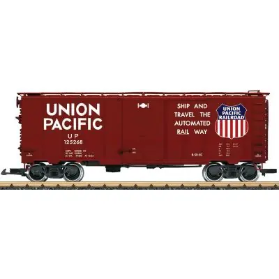 LGB 41919 G Güterwagen Steel Box Car, U.P., Ep. III Neue Ware