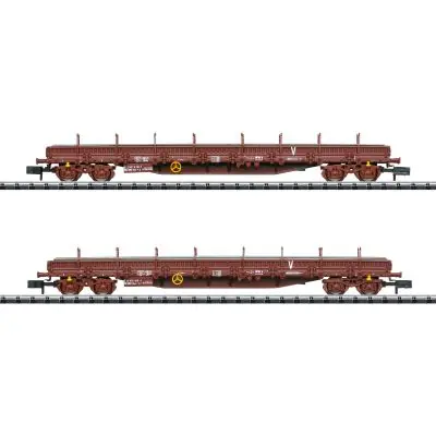 Direkt Vom Hersteller Minitrix 18290 N 2er Set Rungenwagen Uas mit Ladung, SNCF, Ep.VI