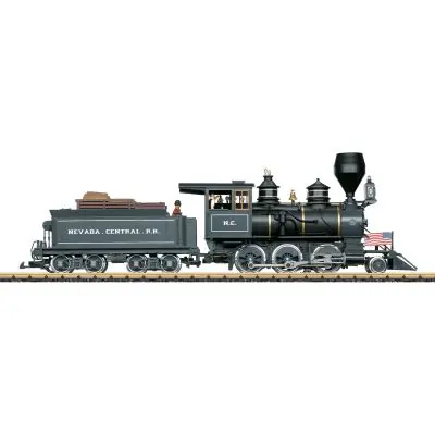 Markenprodukt LGB 20284 G Dampflok Mogul, Nevada Central Railroad, Ep.II, DC-MFX-Sound