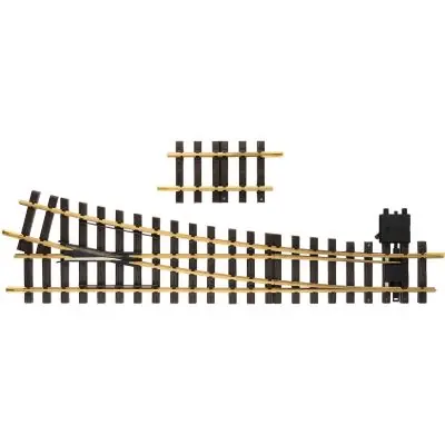 Ausverkauf LGB 18050 Handweiche rechts Radius R5 15°