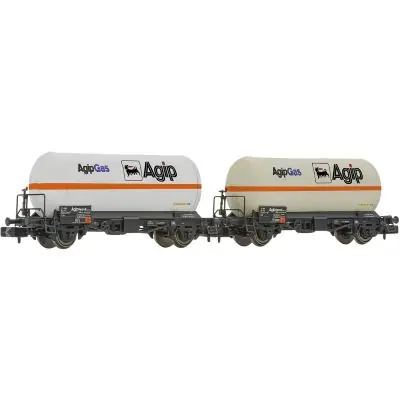 Neue Ware Arnold HN6693 N 2er Set Kesselwagen, FS, Ep. IV u0027Agipgasu0027