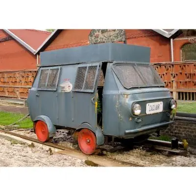 Neue Kollektion Rivarossi HR9008D H0 Draisine Fiat 500 mit Maschinengewehr auf dem Dach, Ep. V, DC-Digital