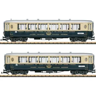 Sonderaktion LGB 36660 G Salonwagen-Set Golden Pass MO, Ep. II