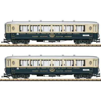 Sonderangebot LGB 36661 G Salonwagen-Set Golden Pass MO, Ep. II