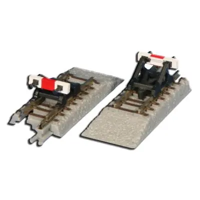 Rokuhan 97029 R029, Europäischer Prellbock, 42mm (2 Stück) Günstig