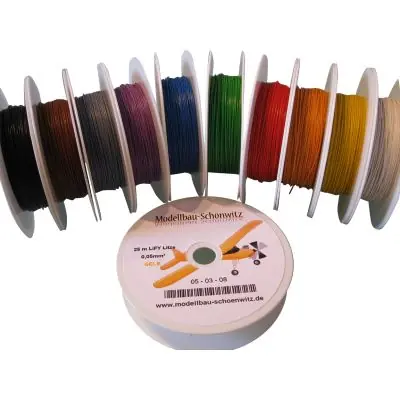 Schönwitz 50078 Miniaturkabel Litze LIFY 0,05mm², 25 Meter (orange) Angebot