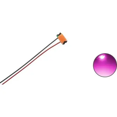 Schönwitz 51386 10 Stück LED SMD 0603 mit Kupferlackdraht pink / rosa diffus Zertifiziert