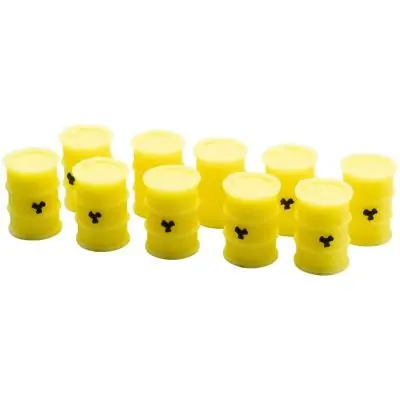 Wochenendangebot Schönwitz 51625 H0 10 Stück 220l Fässer Fass "Gefahrgut radioaktiv" selbstleuchtend