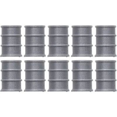 Ausverkauf Schönwitz 51615 H0 10 Stück 220l Fässer Fass Ölfass silber