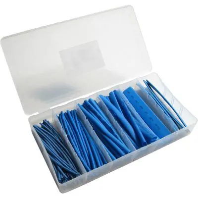 Günstig Schönwitz 11852 Schrumpfschlauch Sortiment Set 100 Teile 10cm (blau)