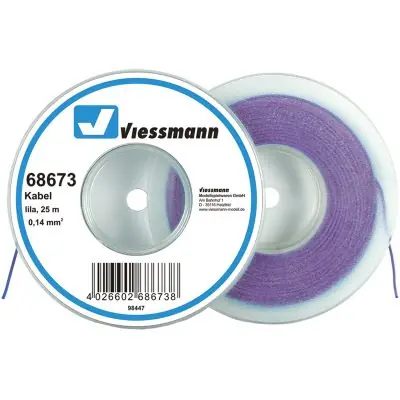 Viessmann 68673 Litze 0,14 mm2, 25 m, lila Preis Gesenkt